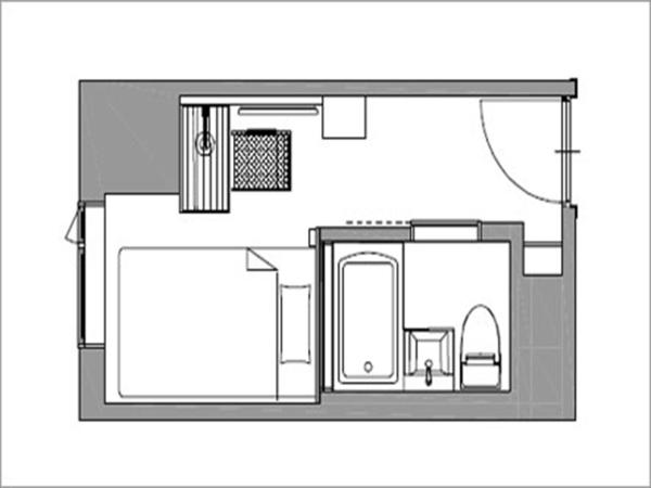 Shinjuku Granbell Hotel : photo 5 de la chambre chambre simple Économique - non-fumeurs