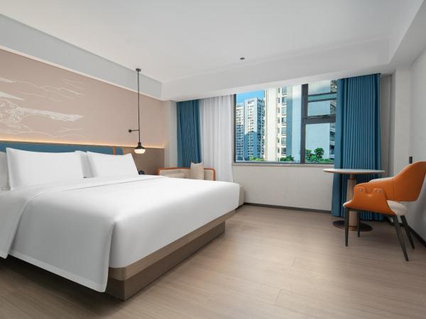 Yizhi Hotel Changgang Metro Station - Free Shuttle Bus during Canton Fair : photo 6 de la chambre chambre lit queen-size deluxe