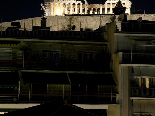 Hera Hotel : photo 8 de la chambre chambre double ou lits jumeaux - vue sur acropole