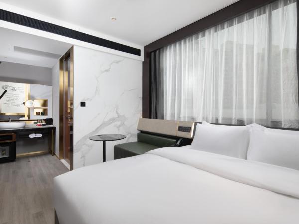 Shenzhen Futian Xiameilin Metro Station CitiGO Hotel : photo 4 de la chambre chambre lit queen-size deluxe