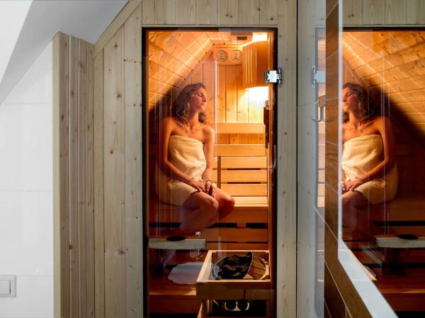 Harenda Residence - Destigo Hotels : photo 5 de la chambre appartement 2 chambres vip avec sauna, ascenseur et garage