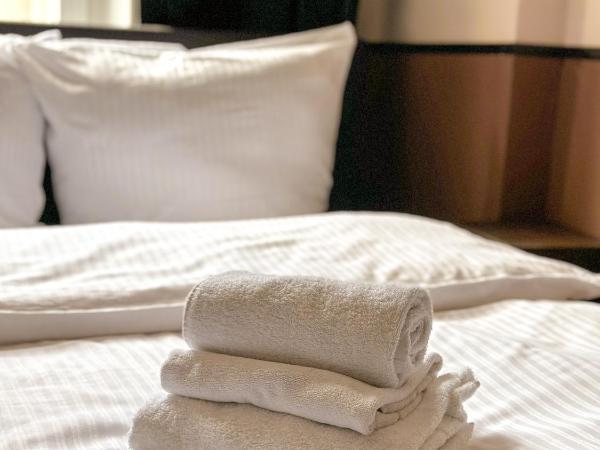 Pension Am Park : photo 4 de la chambre chambre double avec salle de bains privative