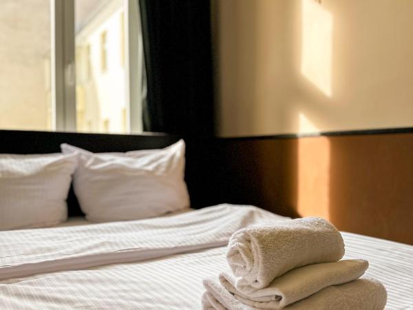 Pension Am Park : photo 4 de la chambre chambre simple basique avec salle de bains commune