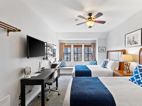 College Inn Hotel : photo 1 de la chambre standard double room - one queen bed & one twin bed, shared bathroom