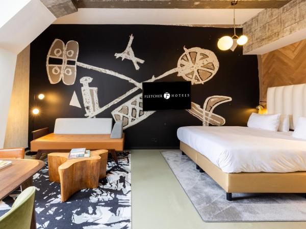 Fletcher Boutique Hotel Slaak-Rotterdam : photo 2 de la chambre chambre double deluxe