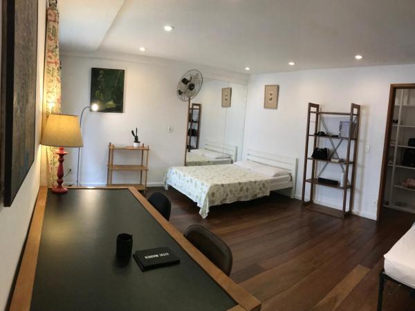 Casa São Conrado : photo 5 de la chambre chambre triple Économique avec salle de bains commune