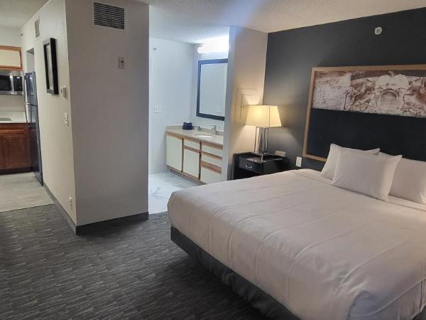 Philadelphia Suites at Airport - An Extended Stay Hotel : photo 2 de la chambre studio lit king-size avec canapé-lit