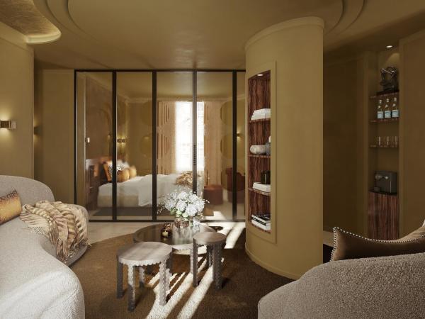 Hotel Gounod Fully Renovated : photo 9 de la chambre suite originale avec douche, baignoire et terrasse