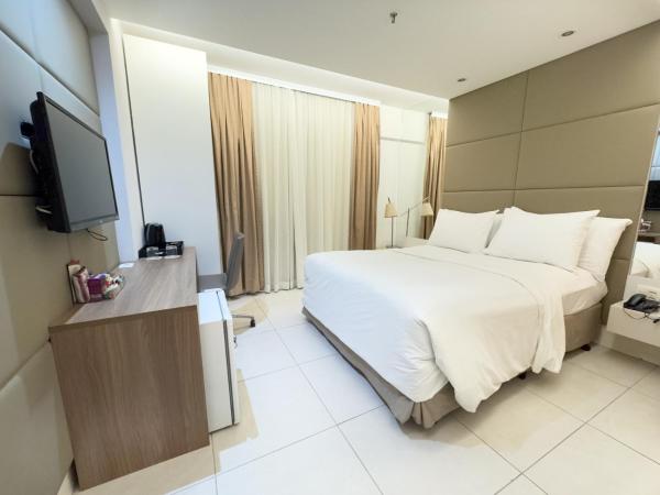 Hilton Garden Inn Belo Horizonte Lourdes : photo 7 de la chambre chambre supérieure lit queen-size
