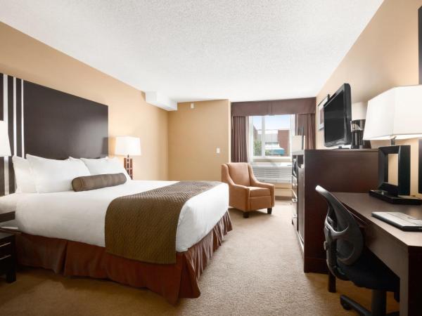 Days Inn by Wyndham Calgary Northwest : photo 4 de la chambre chambre lit queen-size avec douche – non-fumeurs