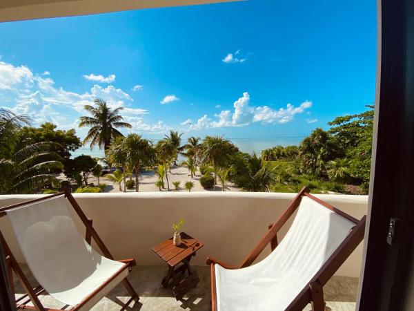 Ikarus Costa Mujeres Eco Lodge Sunset View : photo 8 de la chambre chambre double avec salle de bains privative