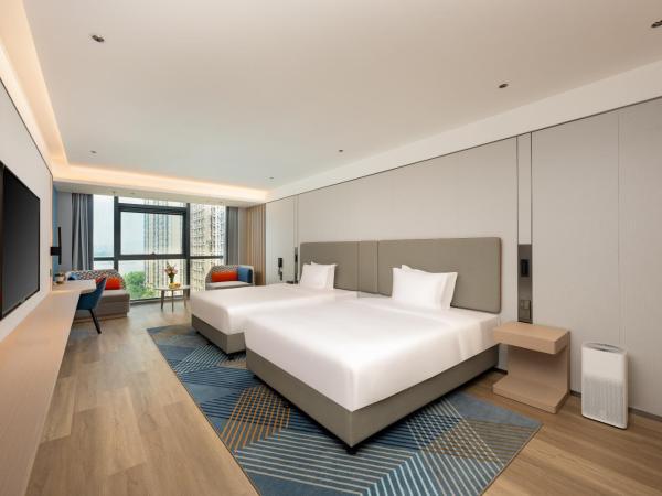 Holiday Inn Express Nanjing Riverside, an IHG Hotel : photo 4 de la chambre chambre lit queen-size standard - vue sur rivière