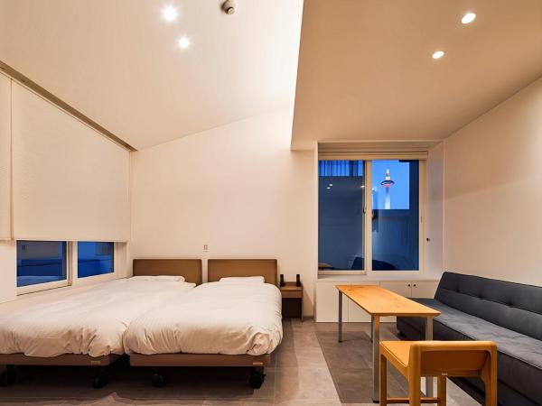 Hotel Toin Kyoto : photo 1 de la chambre chambre lits jumeaux avec salle de bains privative