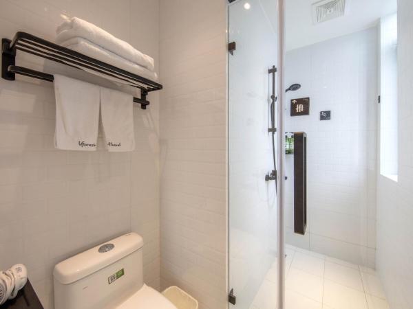 Forest Hostel Shanghai Jing'an : photo 4 de la chambre petite chambre lits jumeaux