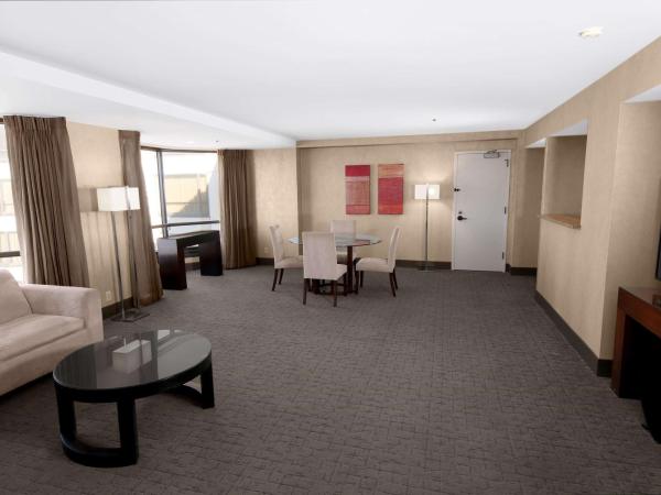 Hilton Parc 55 San Francisco Union Square : photo 5 de la chambre suite lit king-size - vue sur coucher de soleil