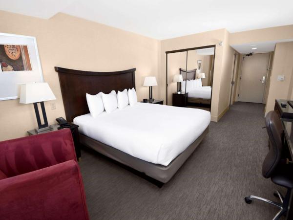 Hilton Parc 55 San Francisco Union Square : photo 4 de la chambre hébergement lit king-size deluxe avec vue et baignoire accessible en fauteuil roulant - adapté aux personnes à mobilité réduite/malentendantes