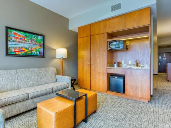 Drury Plaza Hotel San Antonio Riverwalk : photo 1 de la chambre suite lit queen-size avec baignoire spa et terrasse