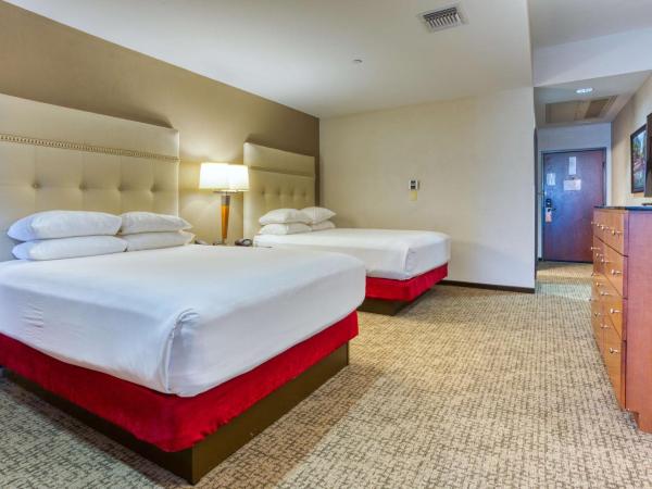 Drury Plaza Hotel San Antonio Riverwalk : photo 5 de la chambre suite lit queen-size avec canapé-lit, terrasse et douche accessible en fauteuil roulant - accessible aux personnes à mobilité réduite