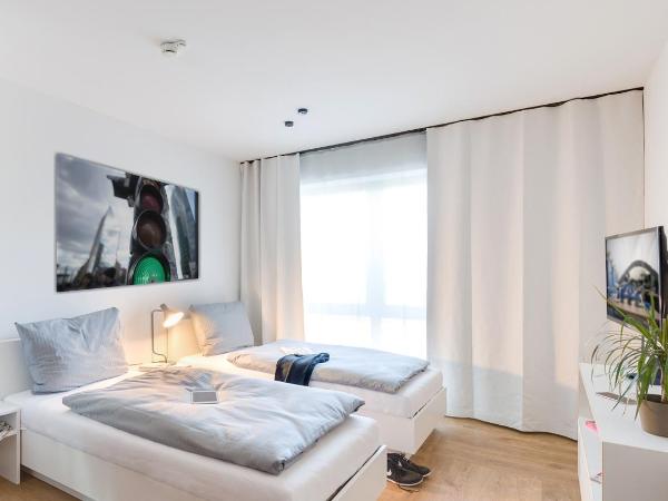 SMARTments business Frankfurt Airport : photo 3 de la chambre chambre lits jumeaux