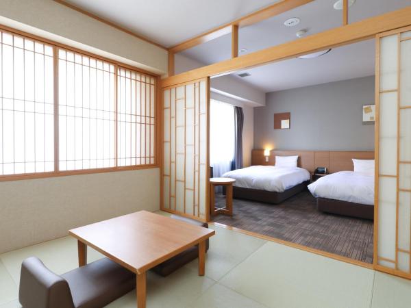 Dormy Inn Chiba City Soga : photo 2 de la chambre chambre lits jumeaux avec coin tatami - non-fumeurs