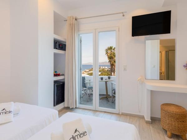 Dimele : photo 5 de la chambre chambre double ou lits jumeaux supérieure - vue sur mer