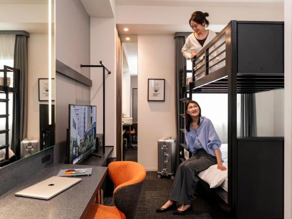 sequence SUIDOBASHI - Tokyo : photo 1 de la chambre chambre privée avec lits superposés (3 adultes)