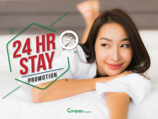 The Quba Boutique Hotel Pattaya by Compass Hospitality : photo 1 de la chambre flexible 24 hours stay - havana deluxe king room