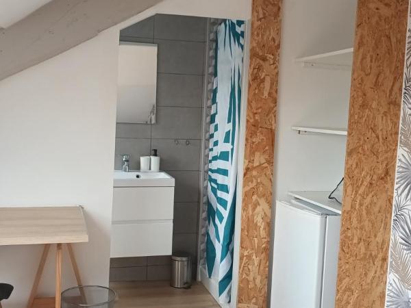 La Phalecque : photo 4 de la chambre chambre simple avec salle de bains