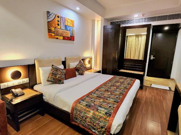 The Prime Balaji Deluxe at New Delhi Railway Station - Free Airport Pickup : photo 3 de la chambre chambre double ou lits jumeaux de luxe avec service de navette aéroport gratuit
