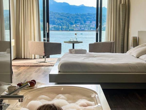 HERMITAGE Lake Lucerne - Beach Club & Lifestyle Hotel : photo 2 de la chambre chambre deluxe - vue sur lac