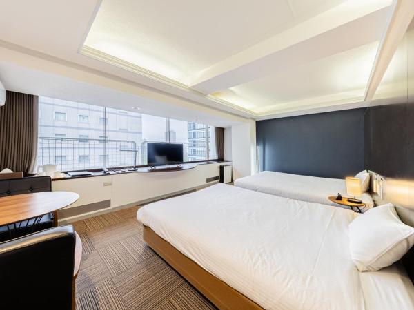 L stay&grow晴海 : photo 2 de la chambre chambre deluxe avec 2 lits queen-size