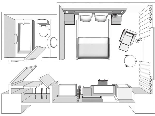 Hotel Okura Fukuoka : photo 8 de la chambre chambre double standard - non-fumeurs