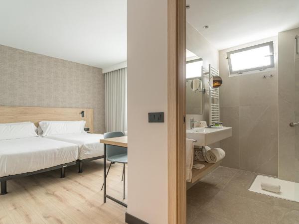 Hotel Blanca de Navarra : photo 2 de la chambre chambre lits jumeaux intérieur