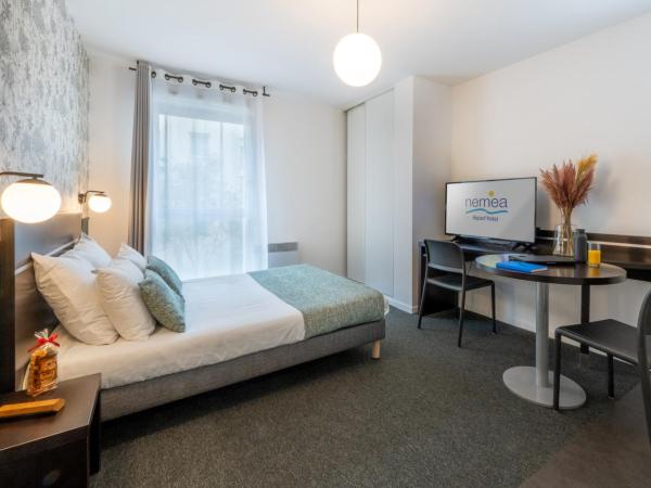 Nemea Appart Hotel Home Suite Nancy Centre : photo 3 de la chambre studio avec lit double (2 adultes)