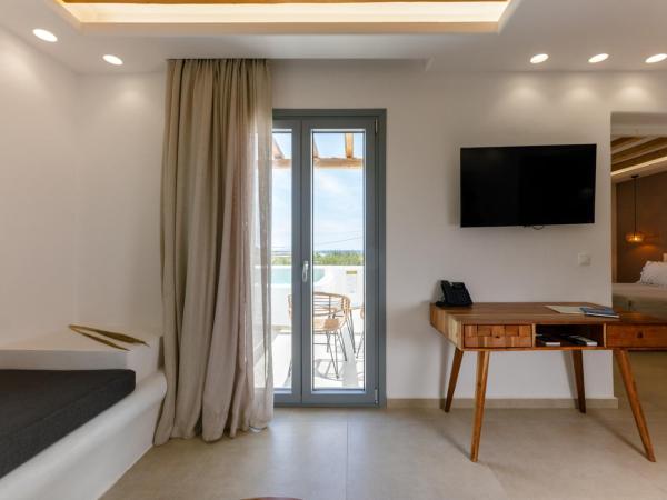 Naxos Finest Hotel & Villas : photo 8 de la chambre premium suite with private hot tub & sea view
