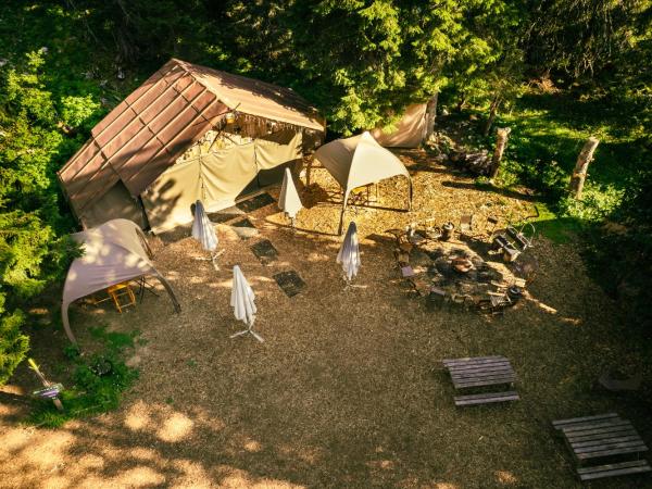 Eco Bivouac village igloos Annecy - LE SEMNOZ - à 20 minutes d'Annecy : photo 10 de la chambre tente