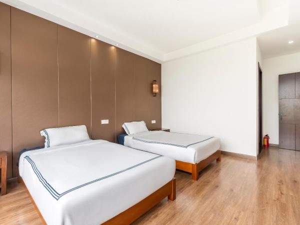 茶墅民宿 : photo 1 de la chambre chambre double ou lits jumeaux avec salle de bains privative