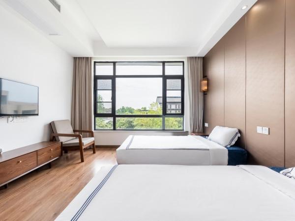 茶墅民宿 : photo 4 de la chambre chambre double ou lits jumeaux avec salle de bains privative