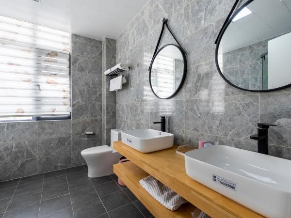 茶墅民宿 : photo 9 de la chambre suite familiale avec balcon