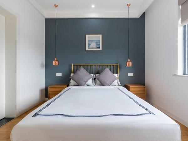 茶墅民宿 : photo 2 de la chambre chambre double avec salle de bains privative