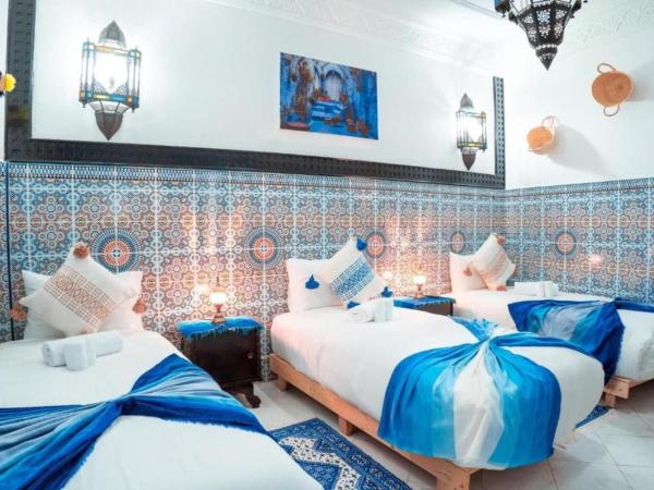 Dar Chefchaouen - Akchour Room : photo 1 de la chambre chambre triple avec salle de bains privative