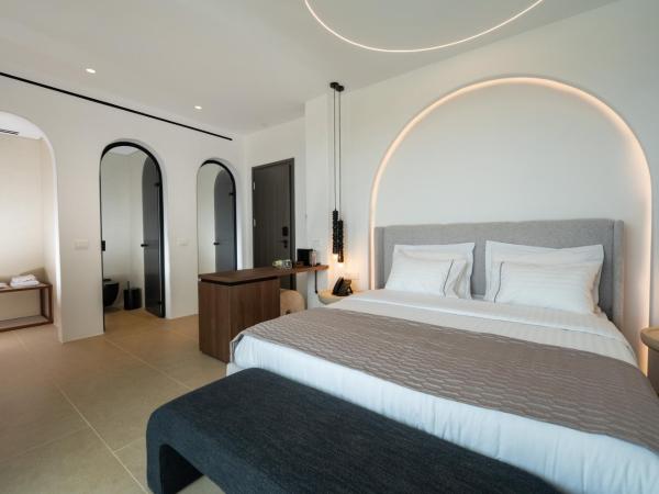 Muse Of Mykonos Luxury Suites : photo 3 de la chambre suite junior avec bain à remous extérieur