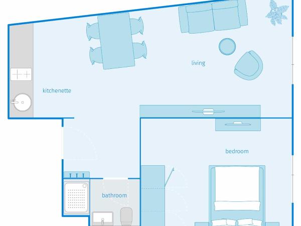 SMARTments business Berlin Karlshorst : photo 7 de la chambre chambre double