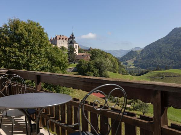 Hôtel de Gruyères : photo 5 de la chambre chambre double confort avec balcon