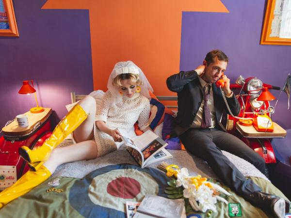 Hotel Pelirocco : photo 2 de la chambre chambre double - modrophenia