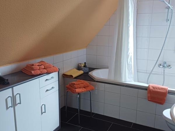 B&B Koeln Zuendorf : photo 6 de la chambre chambre double avec salle de bains privative extérieure