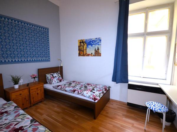 Travel&Joy backpackers : photo 8 de la chambre chambre lits jumeaux supérieure avec salle de bains commune