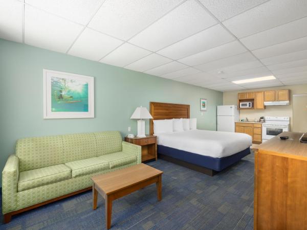 Beachside Resort Panama City Beach : photo 1 de la chambre studio lit king-size avec canapé-lit et kitchenette
