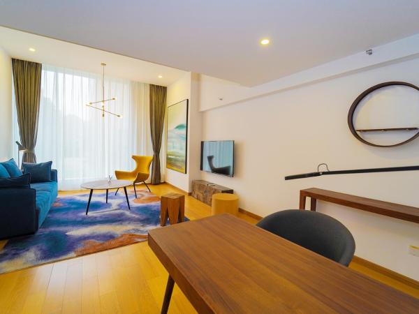 上海芳甸路地铁站Boutique酒店 : photo 4 de la chambre chambre lits jumeaux deluxe