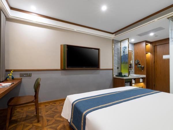 Time Traveller Boutique Hotel - Near National Convention Centre, National Stadium , Olympic Forest Park , National Tennis Center, Beishatan subway station, Hail taxi, Free laundry, Tourism consultation : photo 3 de la chambre chambre double